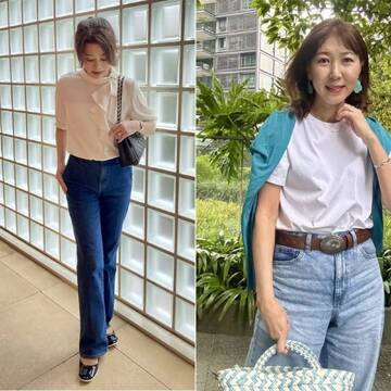 【デニム×白トップス】50代女性・夏の涼感リアルコーデ【チームJマダムまとめ】