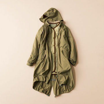 秋の長雨でも外出が楽しくなる「TICCA」のモッズコート