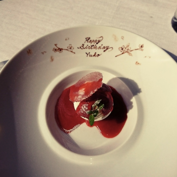 誕生日①ひらまつでのランチ♪