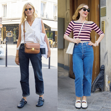 【パリSNAP】パリマダムの美ラインデニムをチェック！ 絶妙シルエットでシンプルシックに