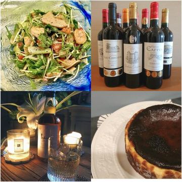 チームJマダムたちの「おうち飲み」ゆったり過ごす大人時間