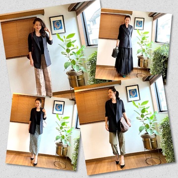 着映えも体型カバーも叶っちゃう♪   秋のGU黒ジレ８コーディネート