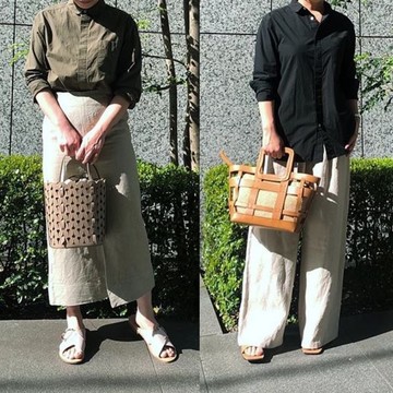 身長150cm台の小柄バイヤーが着比べました！宮崎桃代×Drawing Numbers「ボーイズテイストシャツ」