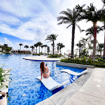 【さかぽんの夏休み】旅する帽子🌴琉球ホテルandリゾート 名城ビーチ③