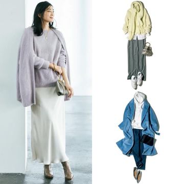 【50代の幸せカラー】冬のワードローブに映える「くすみパステル」で大人の可愛さを引き寄せる