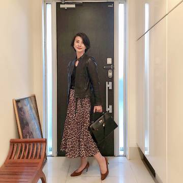 アニマル柄を上品に！が目標