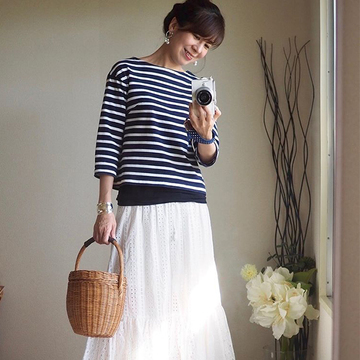 着こなし次第で老け見え・着太り回避！「ボーダー」を使ったスタイルアップコーデ【Jマダムのおしゃれコーデ】