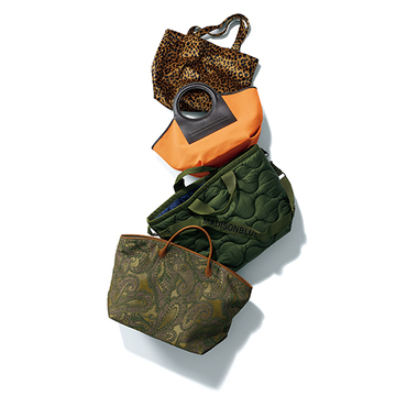 冬のモノトーンの装いに彩りを加える！色・柄を楽しむ「テキスタイルトートバッグ」4選