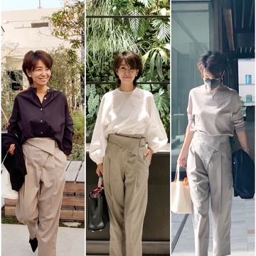 ウェストに技あり☆見栄えパンツ