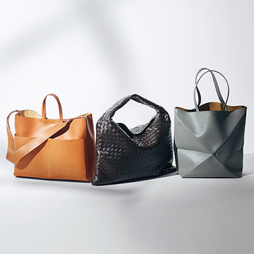 【一泊旅行バッグ】ロエベ、ボッテガ・ヴェネタ、ジルサンダー。リュクスな大きめバッグを旅の相棒に