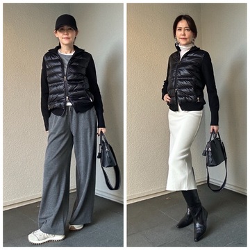 秋に大活躍！  【モンクレール】のダウンニットカーディガン