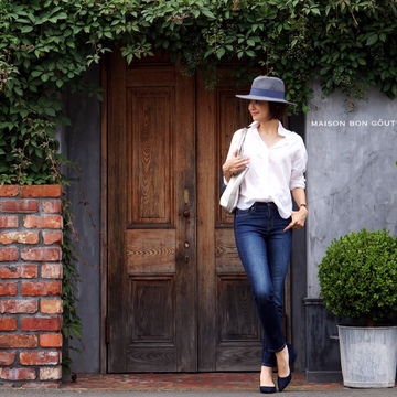 話題のハイライズシガレットジーンズ