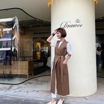 暑秋に大活躍のユニクロT＆ジレコーデ2選