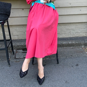 キラキラの大人可愛いミュールで夏コーデ🎵