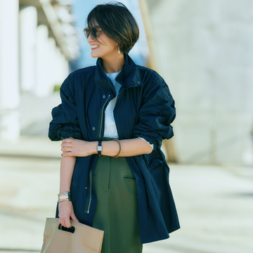 ＜エディター・坪田あさみさん＞靴とバッグの“合わせ技”をチェック！