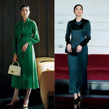 【ビジネスシーンで活躍するワンピースコーデ8選】NEOエグゼのための登壇ワンピース＆会食ワンピース