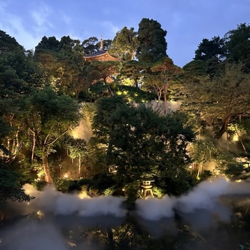 幻想的！椿山荘 蛍の夕べ