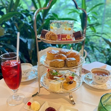 椿山荘の雲海とプラチナ・ジュビリーアフタヌーンティー