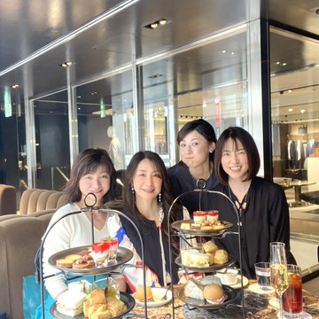 ハンサムワンピースでアフタヌーンティーin銀座