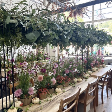 奈良のおしゃれカフェでフラワーレッスン♪