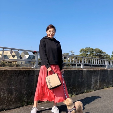 〝こでかけBAG〟&ひらりん華やぎスカートでお散歩