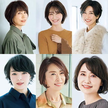 毎朝の手入れが簡単！ボブのような「長めショート」【50代髪型人気ランキングTOP10】
