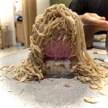 ふんわりしていました！　和栗モンブラン