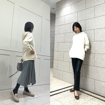 大人のパーカーは素材で選ぶ