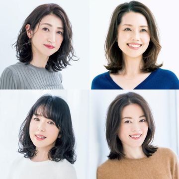 50代お手入れがラク！簡単スタイリング＆おしゃれ見え「ミディアムヘア・髪型15選」