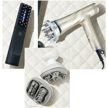 ドライヤー、デンキバリブラシ、頭皮ギア。柔らか頭皮をつくる美容家電3選