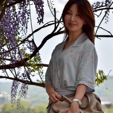 津山鶴山公園　藤～　UNIQLO×イネス・ド・ラ・フレサンジュで初夏スタイル