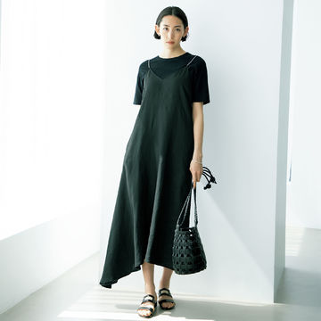 スタイリスト森慶子さんが提案！大人に似合う「raspail」のキャミソールドレス