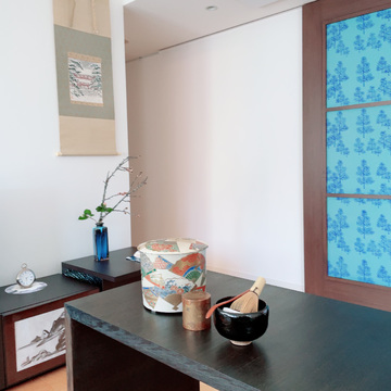 静謐な空間でいただく一服のお茶