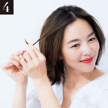 抜け感ある“外ハネボブ”に！ 不器用さんもOKな簡単ヘアスタイリング