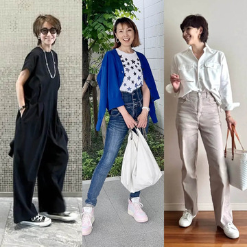 【初夏の装いにフィットする50代のスニーカー10選】動きやすくて軽快！今の季節にちょうどいい爽やかスタイルの完成