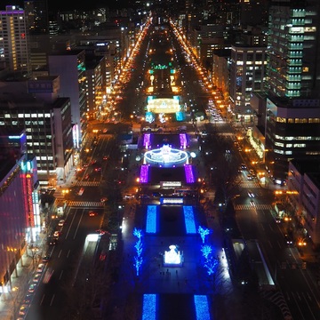 さっぽろホワイトイルミネーションを観ました☆