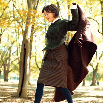 【富岡佳子「おしゃれの冒険の旅」vol.9】正統派にプラスひとひねり