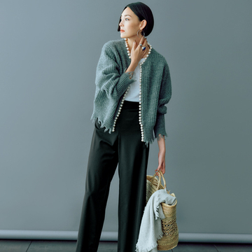 エムフィルのパンツでまっすぐな美脚を手に入れて【印象に残る黒パンツ】