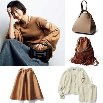 50代をエレガントでかっこよく見せる「辛口ベージュ」2022秋