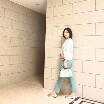 スウェット✖️パンツコーデ