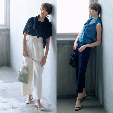 【絶品パンツのスタイルアップコーデ4選】低身長・高身長の丈問題も解消してくれる信頼パンツ