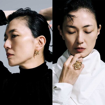 【俳優・板谷由夏の私をつくるジュエリー vol.6】モノトーンコーデに映える「ヴァン クリーフ＆アーペル」のスイートモチーフ