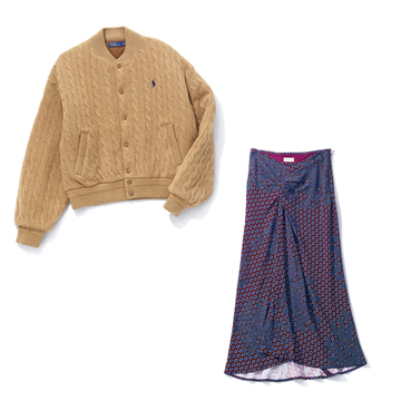 秋になったら何を着る？ポロ ラルフ ローレンのボンバージャケット、ドリス ヴァン ノッテンのプリントスカートに注目！