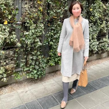 新しいヘアカラーで、夕方の渋谷へ