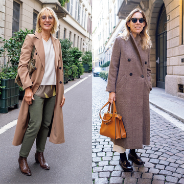 シンプル&マスキュリンなコートで色気を引き出す！ミラノマダムのおしゃれSNAP