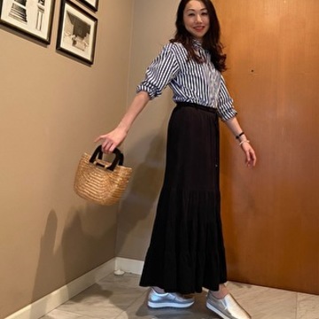 着回しコーデで味噌玉作りワークショップへ！