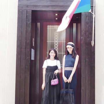 夏コーデ、全身ZARAで友人とスペシャルランチ！