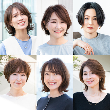 50代の“小顔ヘア”がかなう！旬度の高いくびれボブ【50代髪型人気ランキングTOP10】
