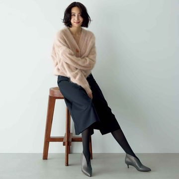 パンプス感覚でエレガントに履きたい「ブーティ」