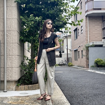 暑い日にはUNIQLOの優秀Tシャツでコーデ